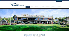 Desktop Screenshot of boxhillgolfclub.com.au